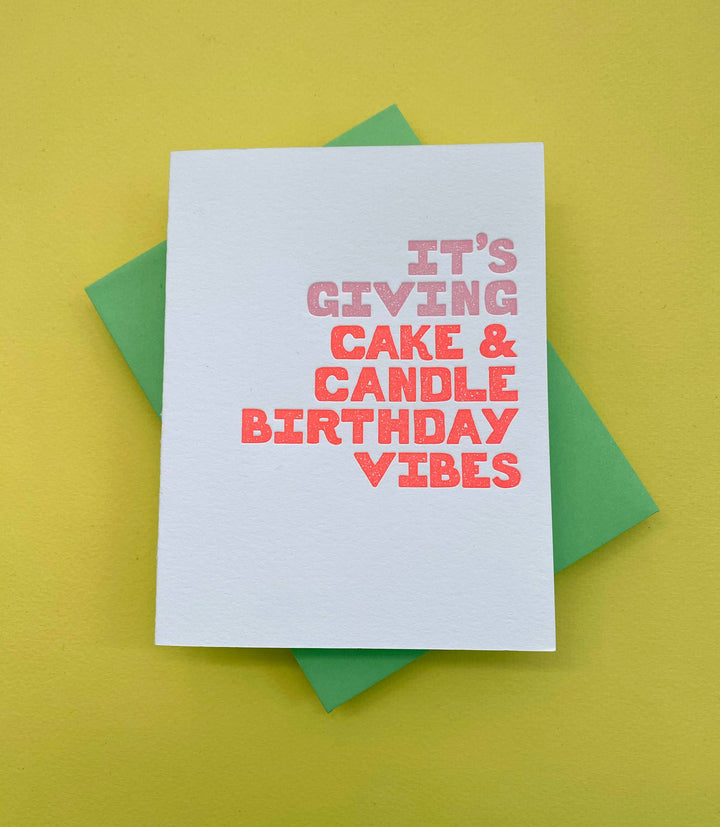 It's Giving Cake Vibes - birthday cake for her, for him,