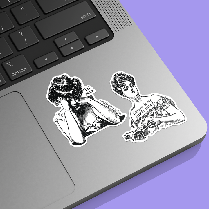 Gibson Girl Girl Same Sticker