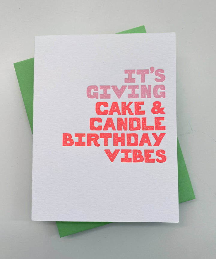 It's Giving Cake Vibes - birthday cake for her, for him,