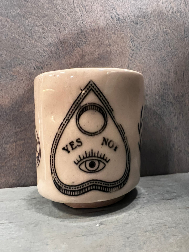 Small Ceramic Graphic Cups