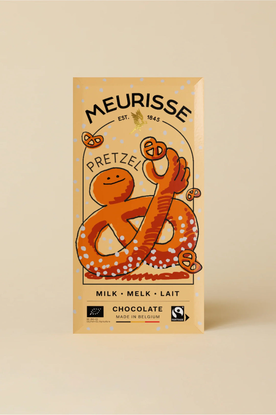 Milk Chocolate with Pretzels