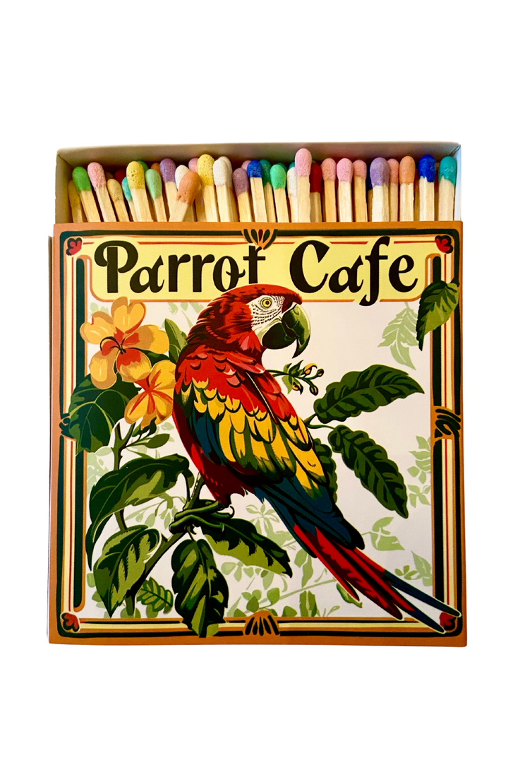Parrot Cafe Luxury Safety Match Box