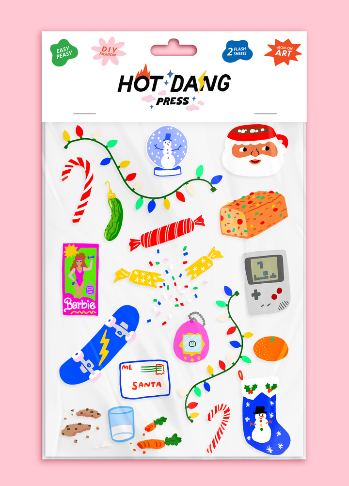 Santa Came! Iron On Sheet Set