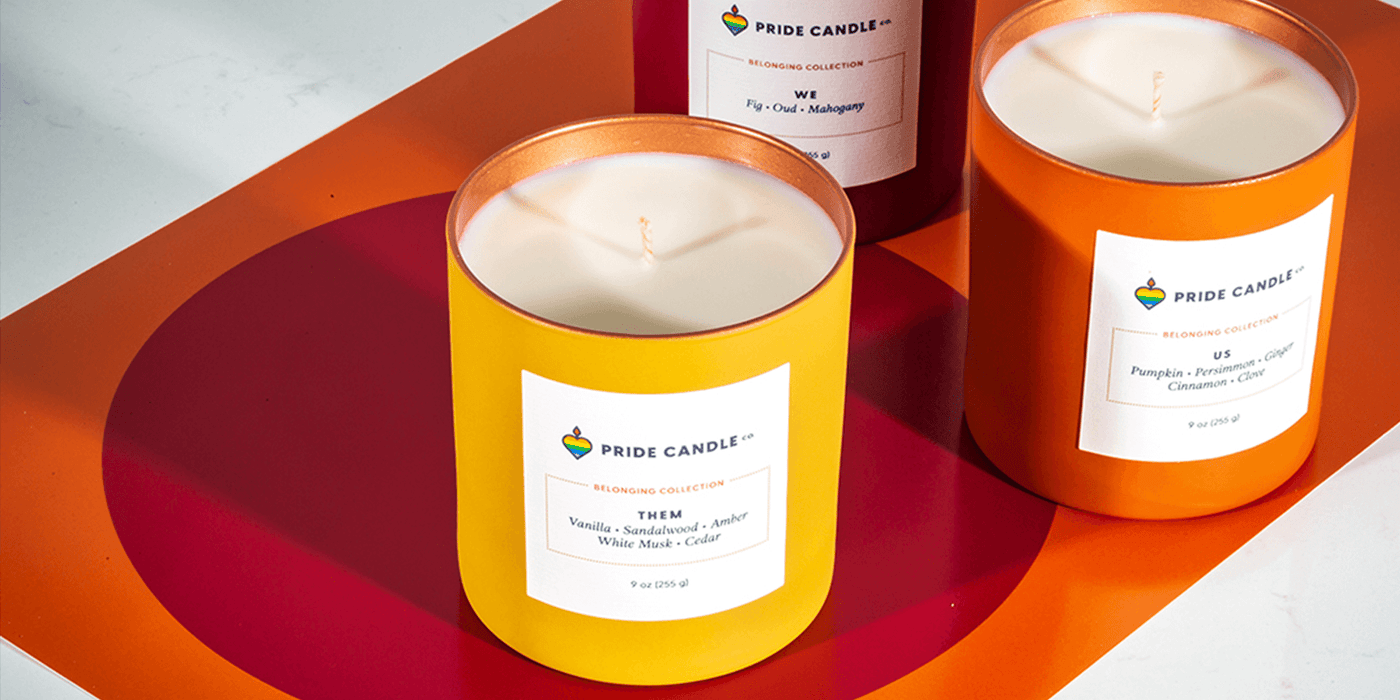 Celebrate Pride with the Vibrant Candles of Pride Candle Company