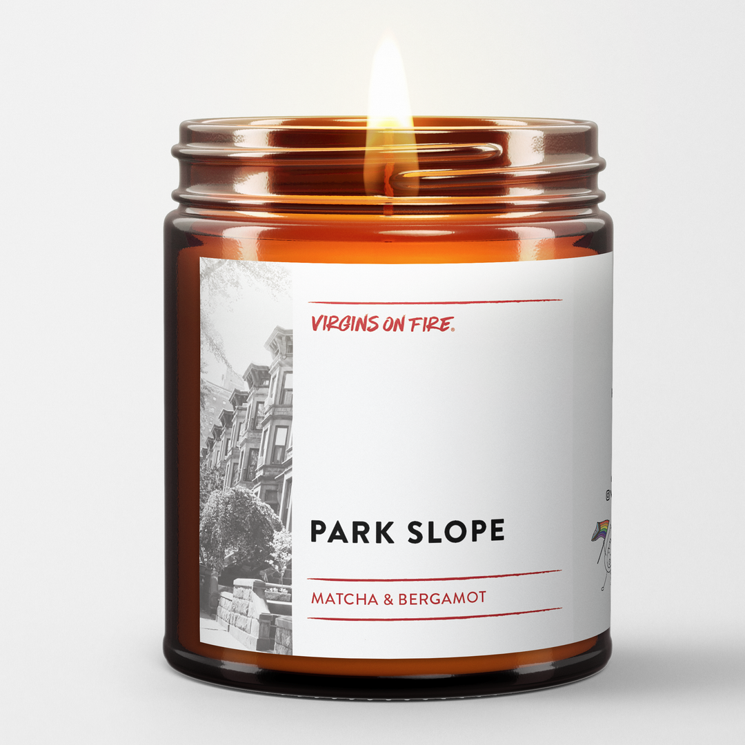 PARK SLOPE (Matcha & Bergamot) Handmade Brooklyn Soy Candle