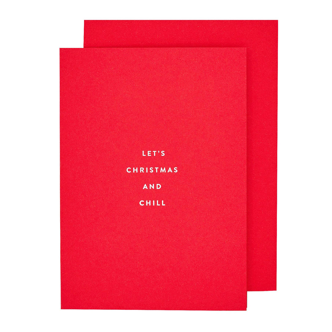 Christmas & Chill Petite Holiday Card: Single
