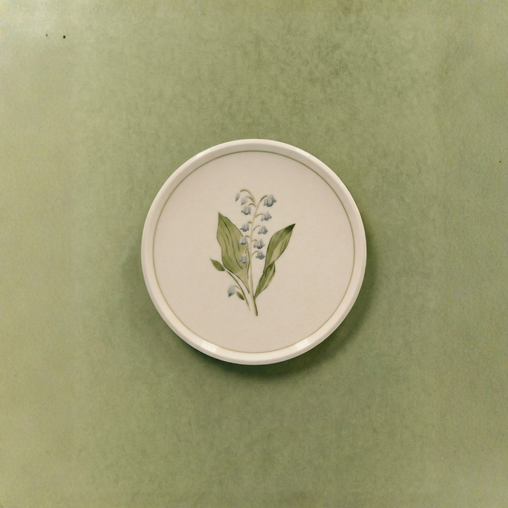 Lily of the Valley Appetizer Plate