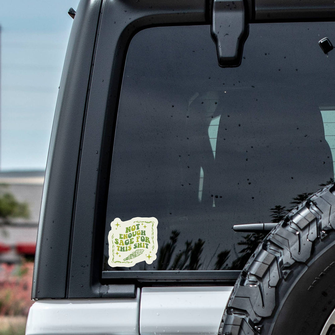 Sage Energy Crystal Swear Funny High Quality Vinyl Sticker