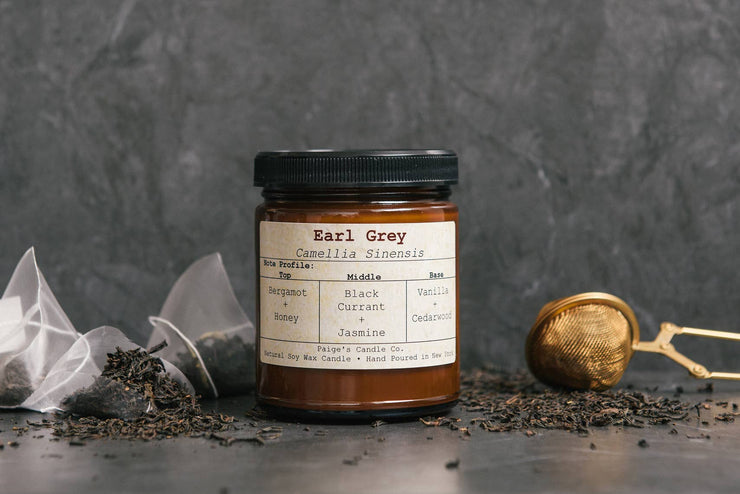 Earl Grey Taxonomy Candle: 4oz