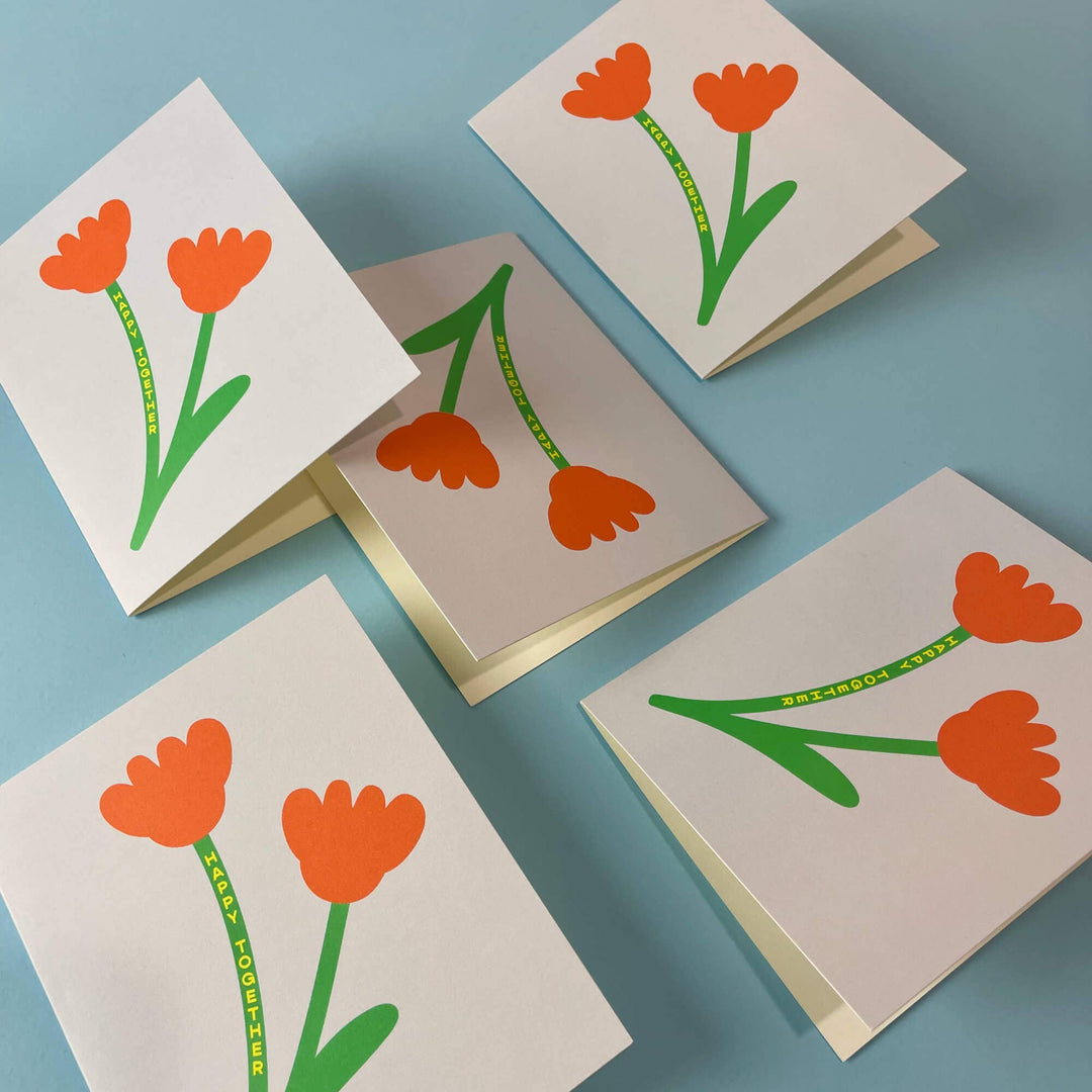 Happy Together Anniversary or Wedding Card