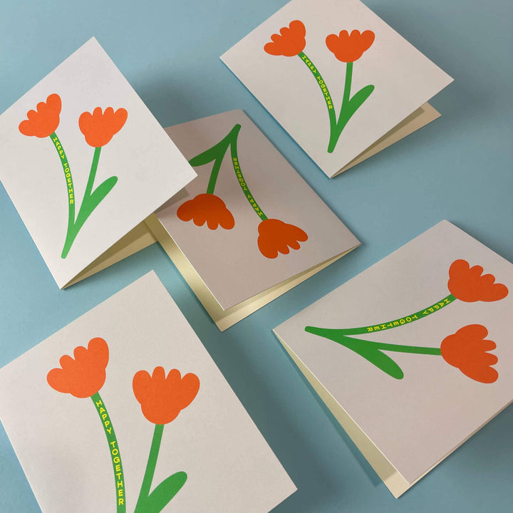 Happy Together Anniversary or Wedding Card