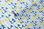 Fa La La Latke Gift Wrap - Flat Sheets