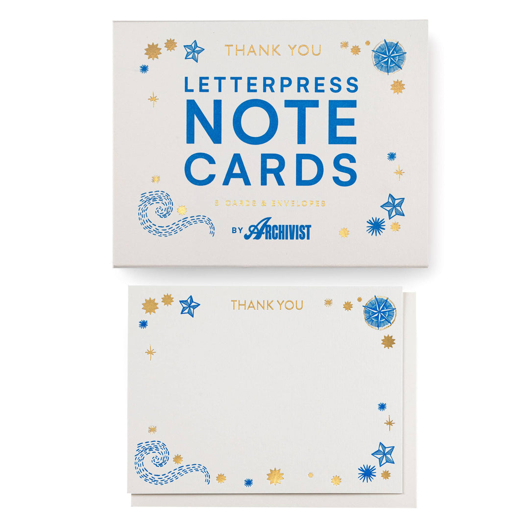 Thank You Stars Notecard Set