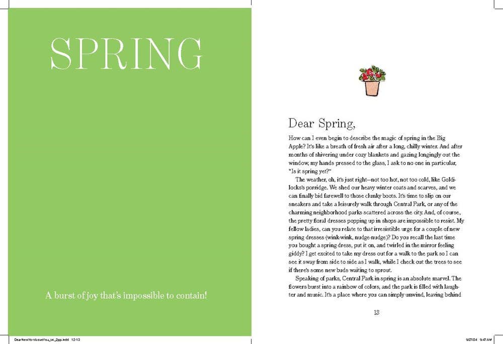 Dear New York, I Love You