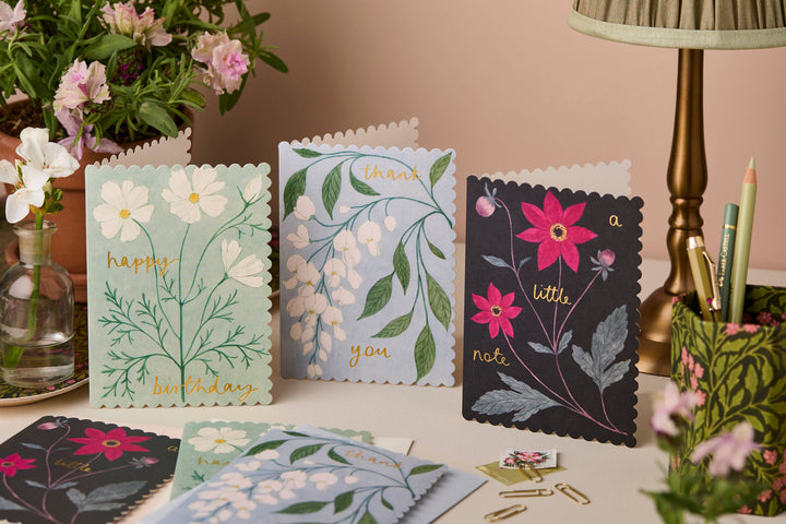 Cosmos 'Happy Birthday' Card