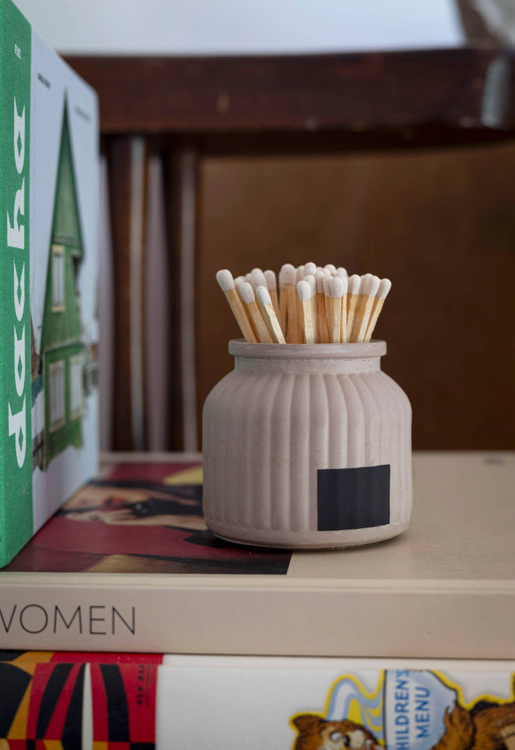 Apothecary Match Holder- Long Matches: Matcha