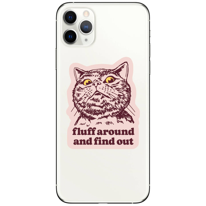 Funny Kitty Cat Swear Humor High Quality Vinyl Sticker