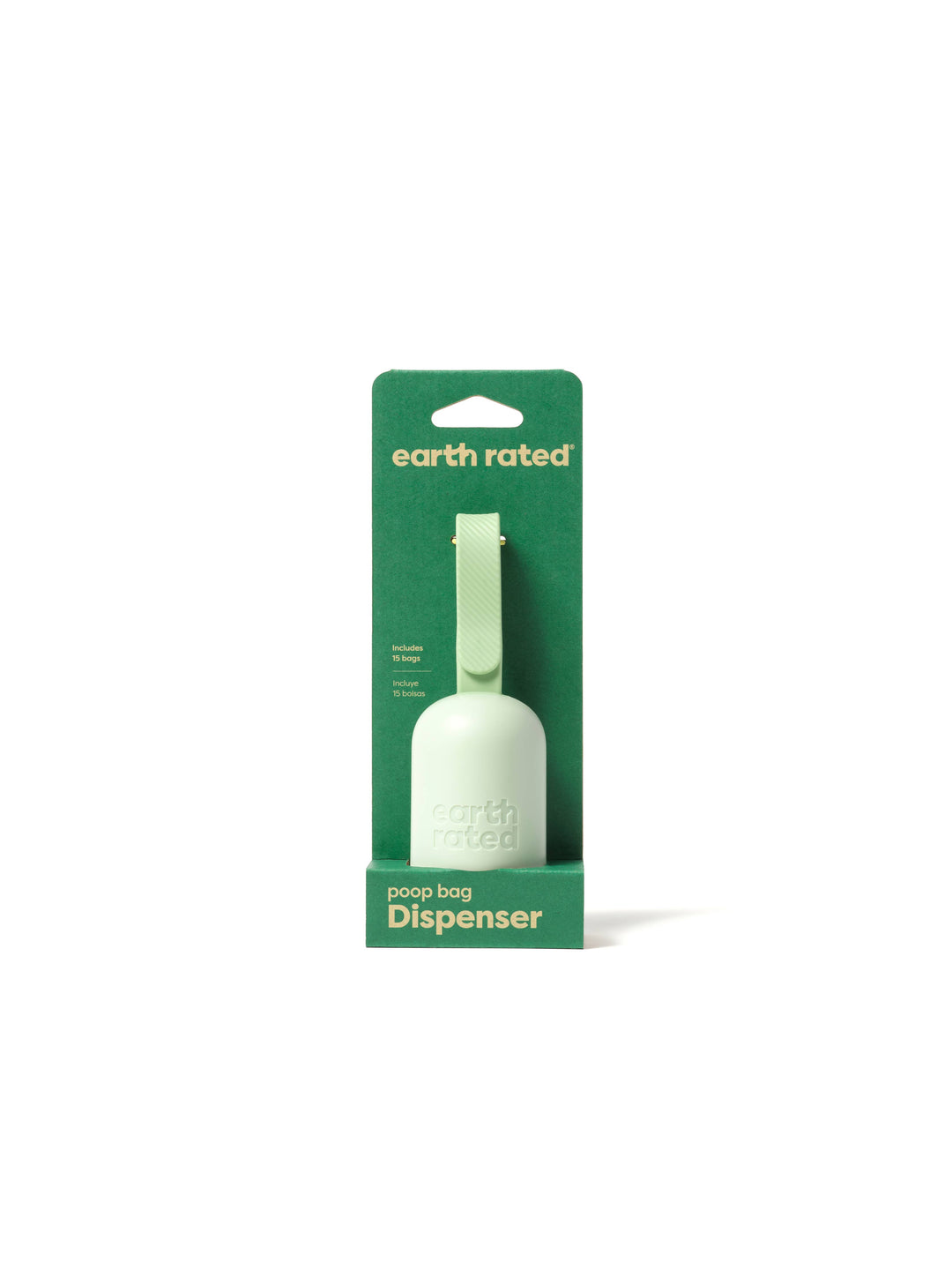 Earth Rated Poop Bag Dispenser w/ Unscented 15 Bags