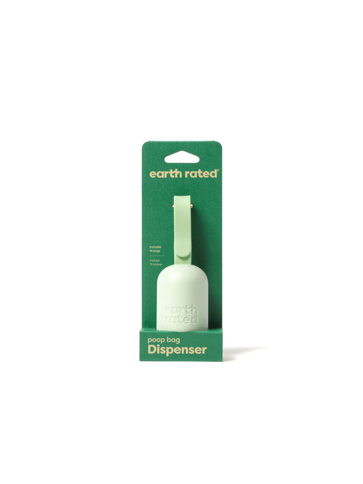 Earth Rated Poop Bag Dispenser w/ Unscented 15 Bags