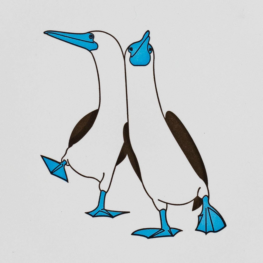 Happy Birthday Booby - Letterpress Funny Birthday Card