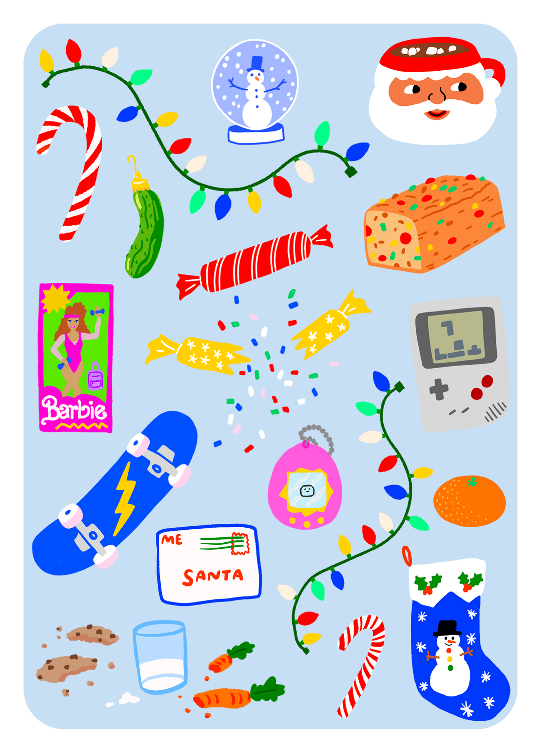 Santa Came! Iron On Sheet Set