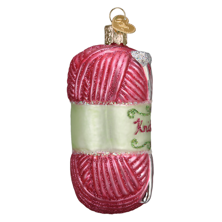 Knitting Yarn Ornament