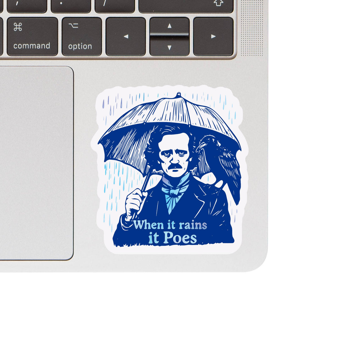 Literature Book Funny Quote Poe High Quality Vinyl Sticker