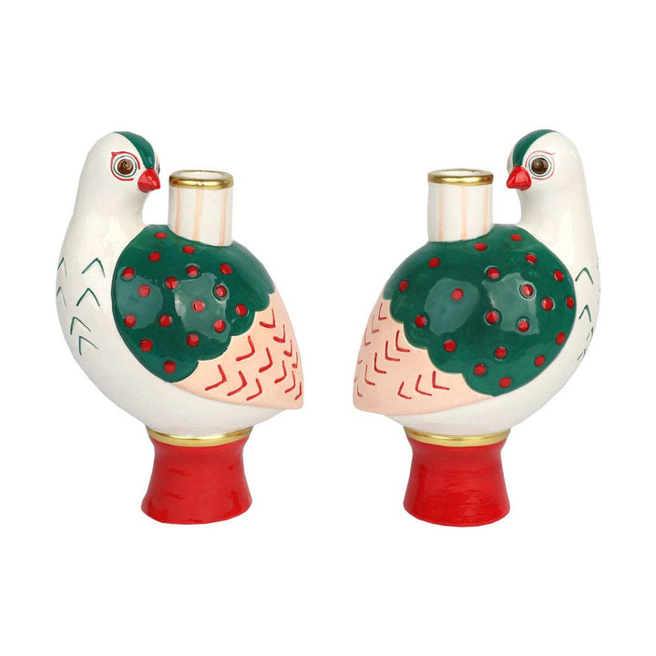 Bird Ceramic Candle Holder