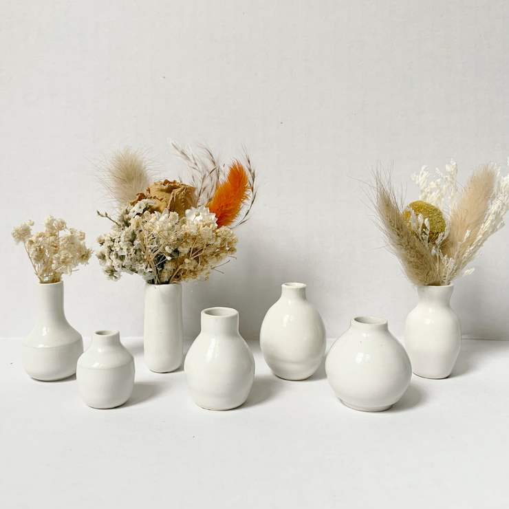 Milk White Mini Vases