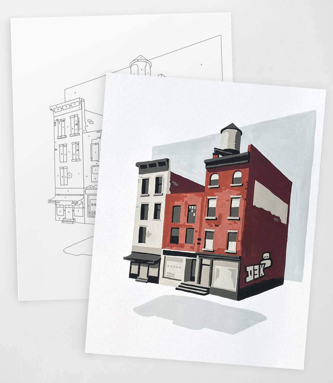 Cityscape - NYC | Modern Paint By Numbers Kit