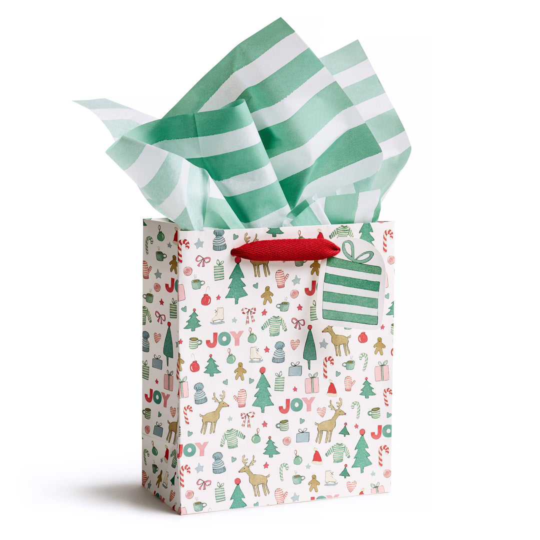 Merry Motif Gift Bag, Medium
