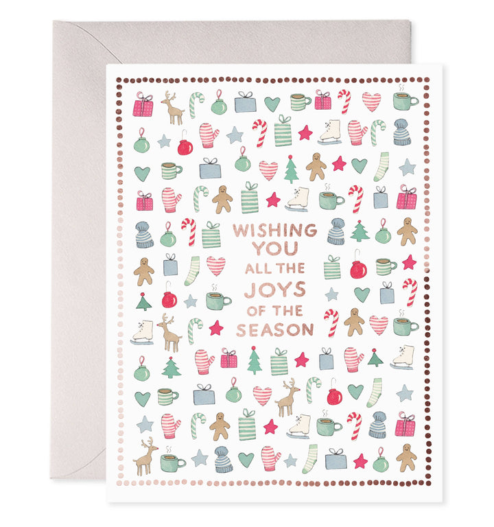 Merry Motif Holiday Greeting Card