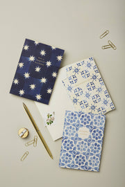 Blue Tile 'Birthday Wishes' Card