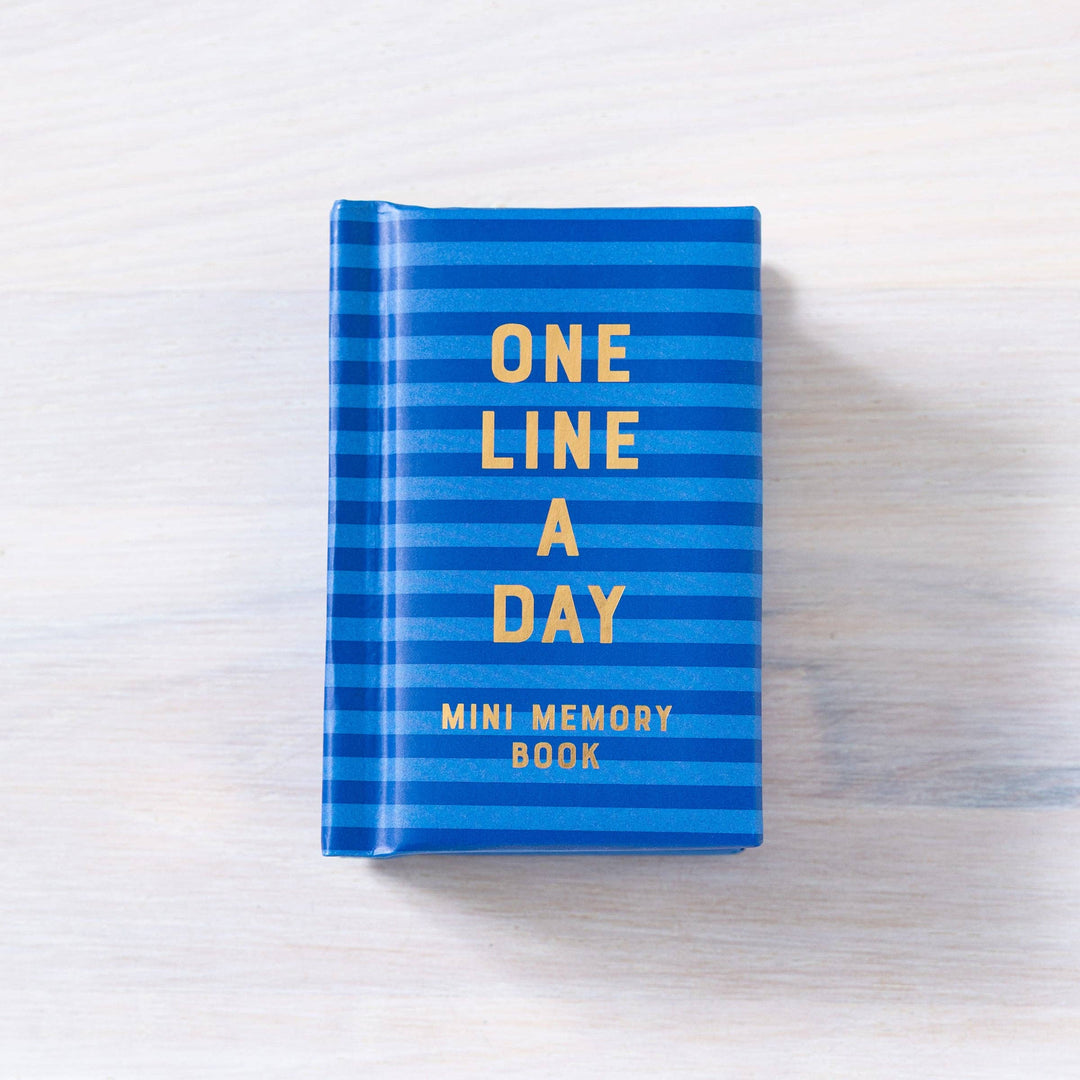 Navy Stripes Mini One Line a Day