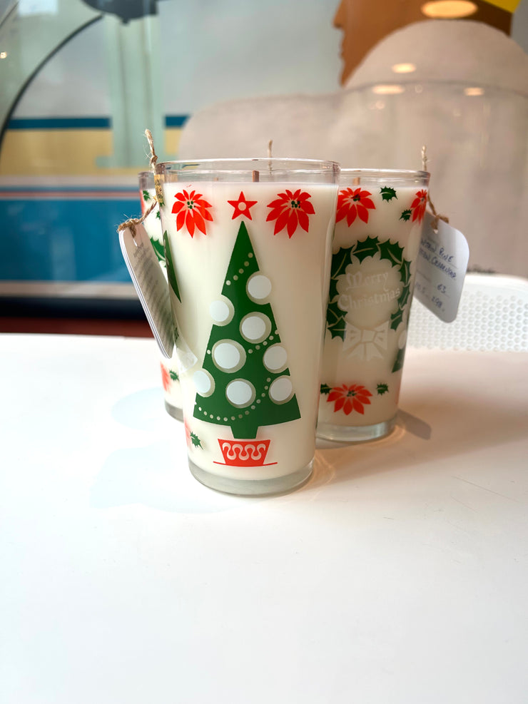 Holiday Motif Drinking Glass