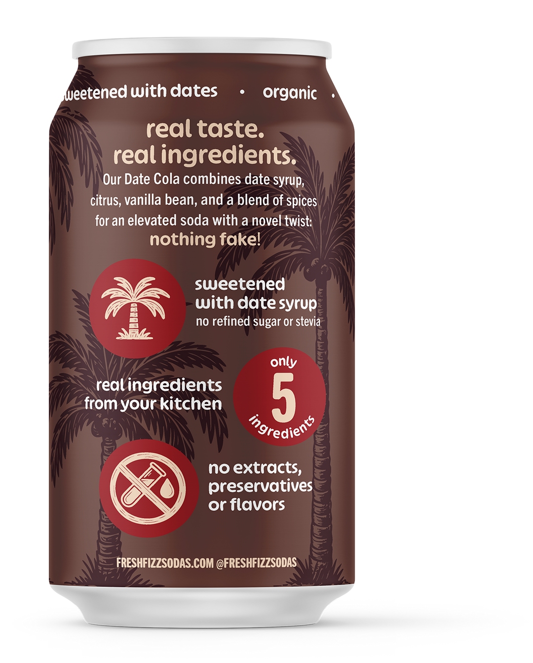Date Cola - Natural Soda (12-Pack)