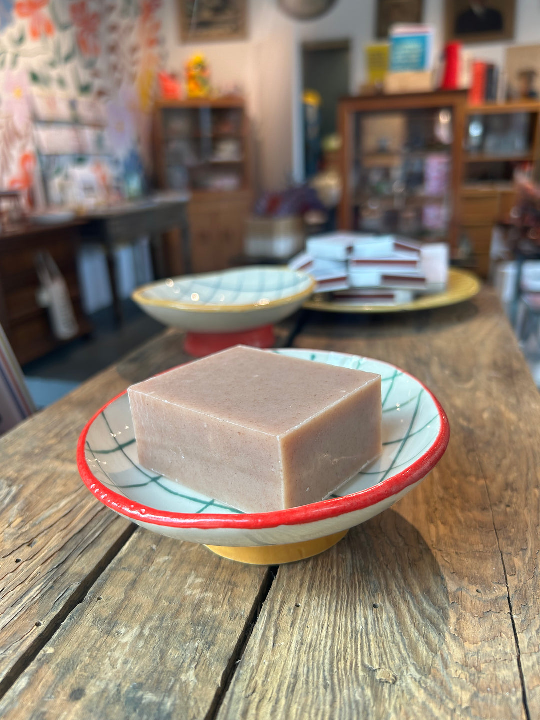 Checkered Trinket-Soap Dish