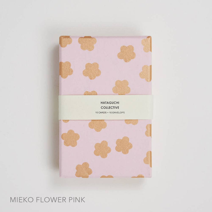Greeting Card Set in Box: SHIMA-MARU GREY x GOLD