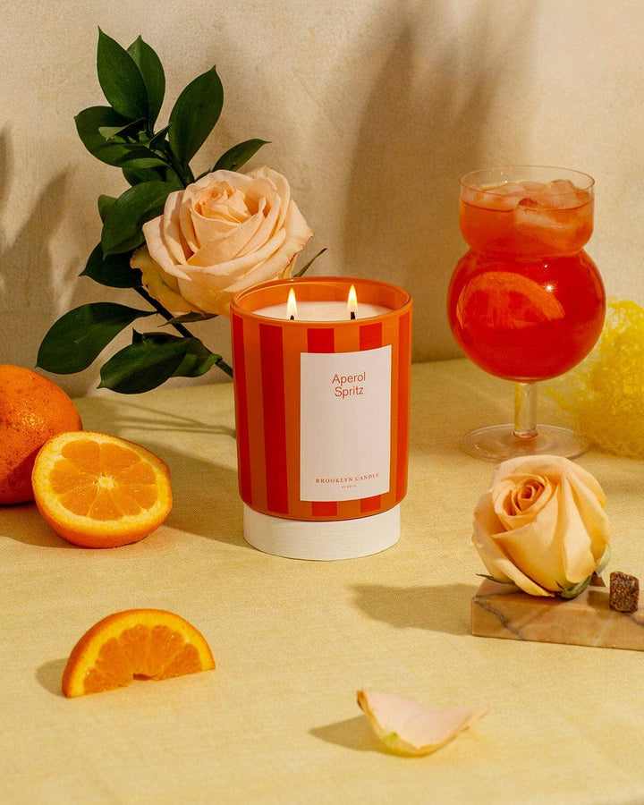 Aperol Spritz Candle