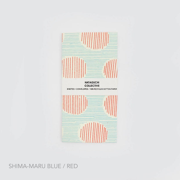 Large Envelope with Notecard Set: SHIMA-MARU GREY x GOLD