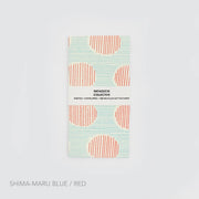 Large Envelope with Notecard Set: SHIMA-MARU RED x BLUE