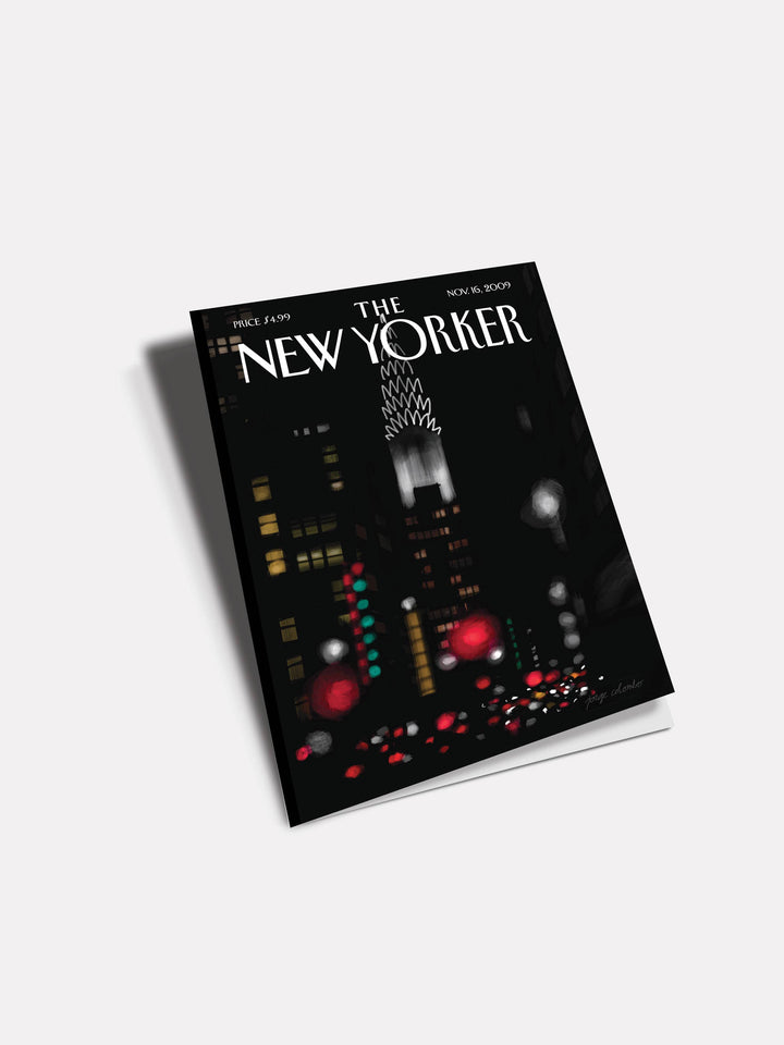Night Lights New Yorker Cover Card