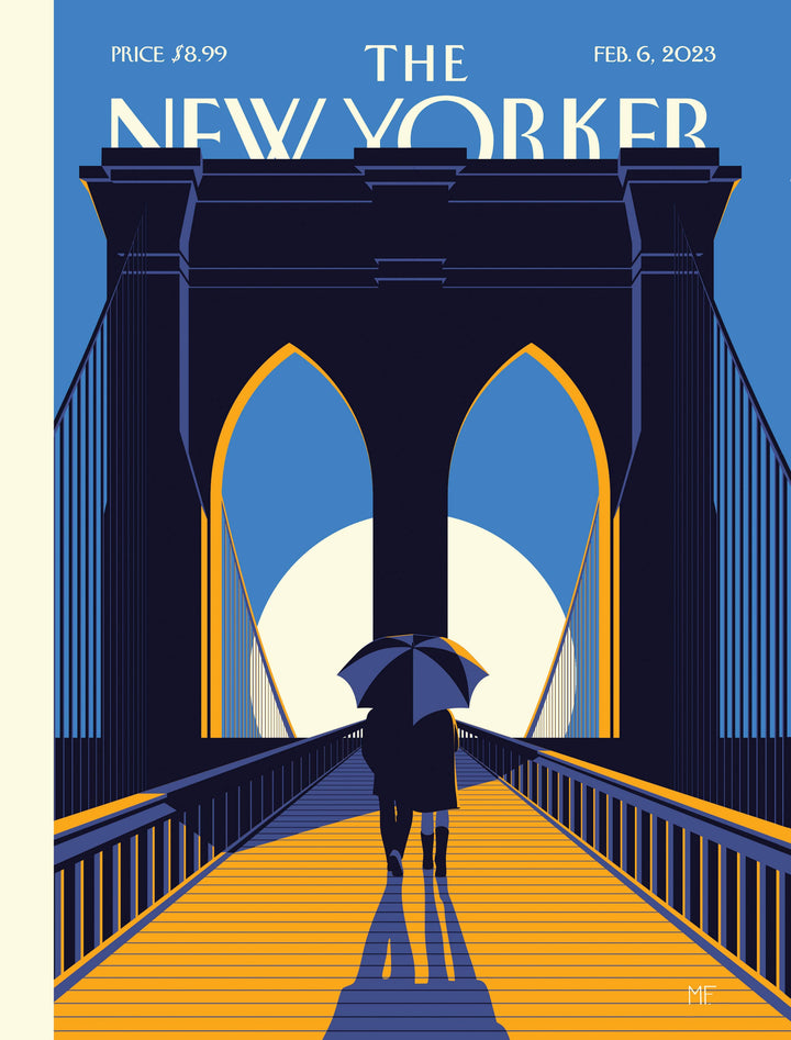 BROOKLYN BRIDGE SUNSET CARD