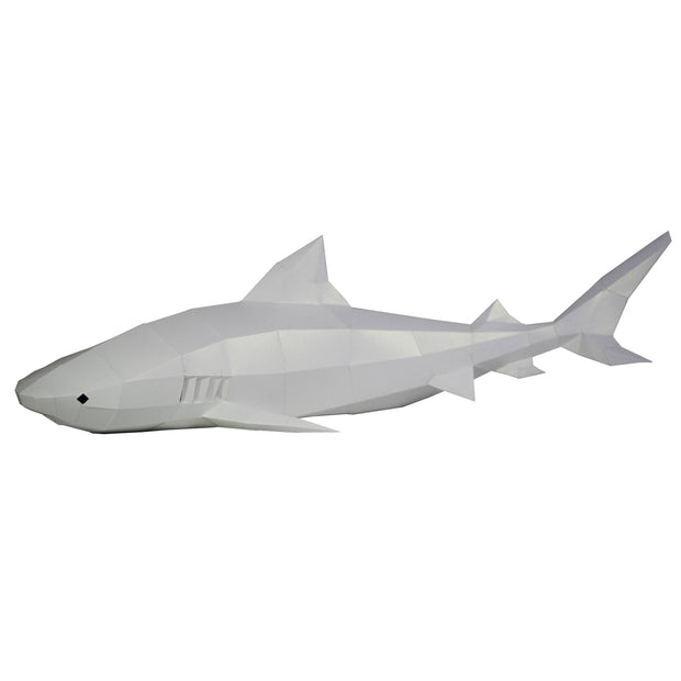 Tiger Sharks 3D PaperCraft Wall Art Origami Model