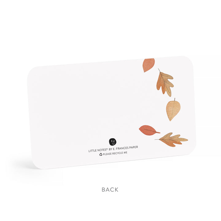 Falling Leaves Little Notes® | Autumn Fall mini notes