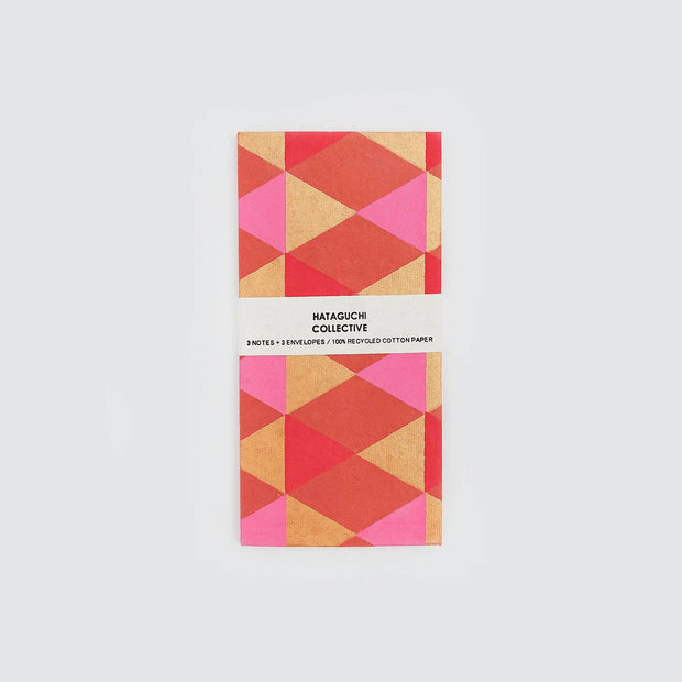 Large Envelope with Notecard Set: SHIMA-MARU RED x BLUE