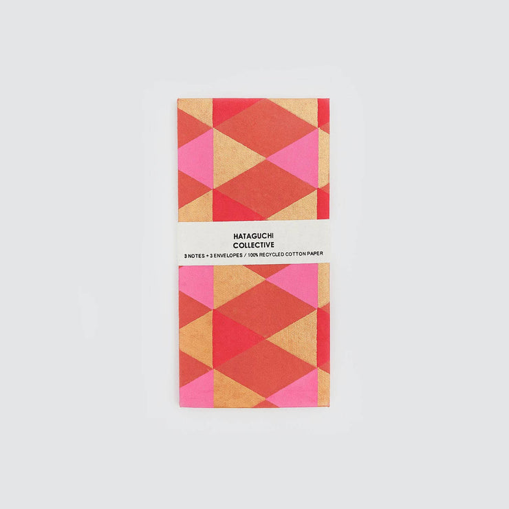 Large Envelope with Notecard Set: SHIMA-MARU RED x BLUE