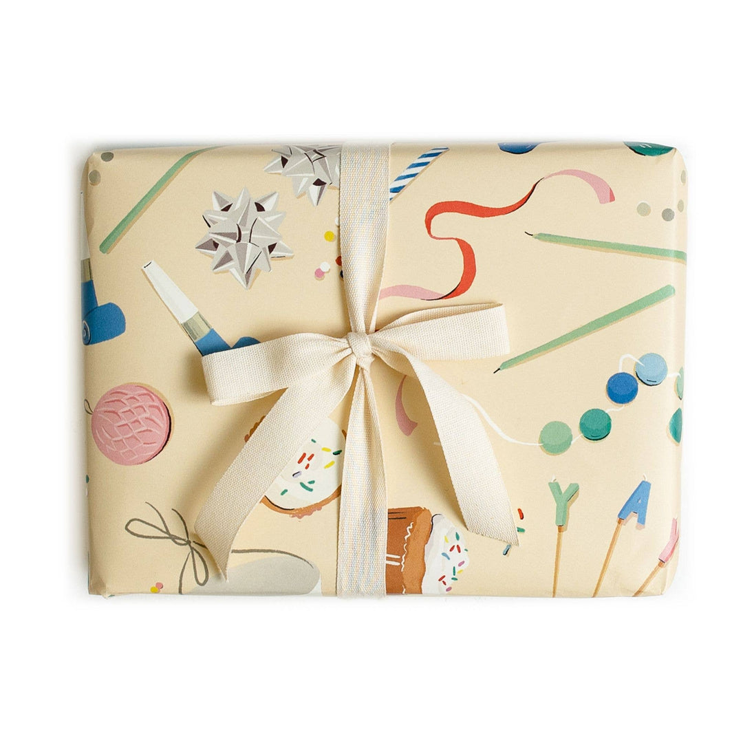 Birthday Trimmings Gift Wrap Roll