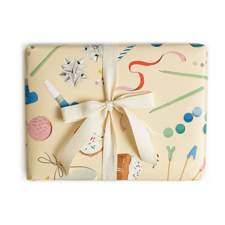 Birthday Trimmings Gift Wrap Roll