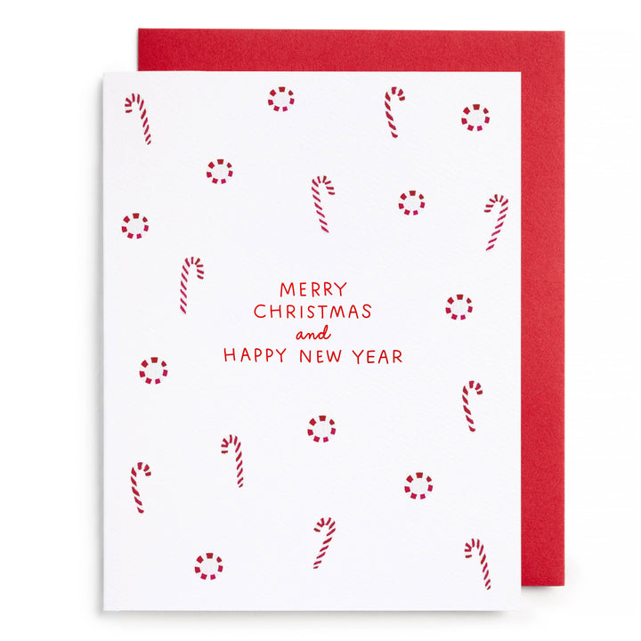 Peppermints Holiday Greeting Card